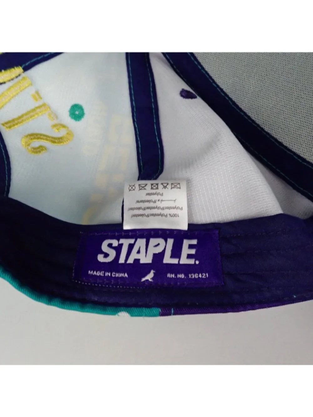 Staple World Renown 1975 Snapback Hat Multicolor Cap - Picture 9 of 9
